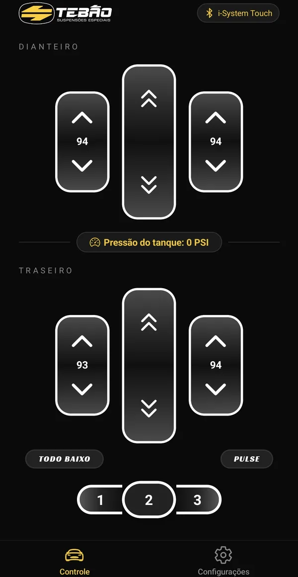 i-System Touch control screen